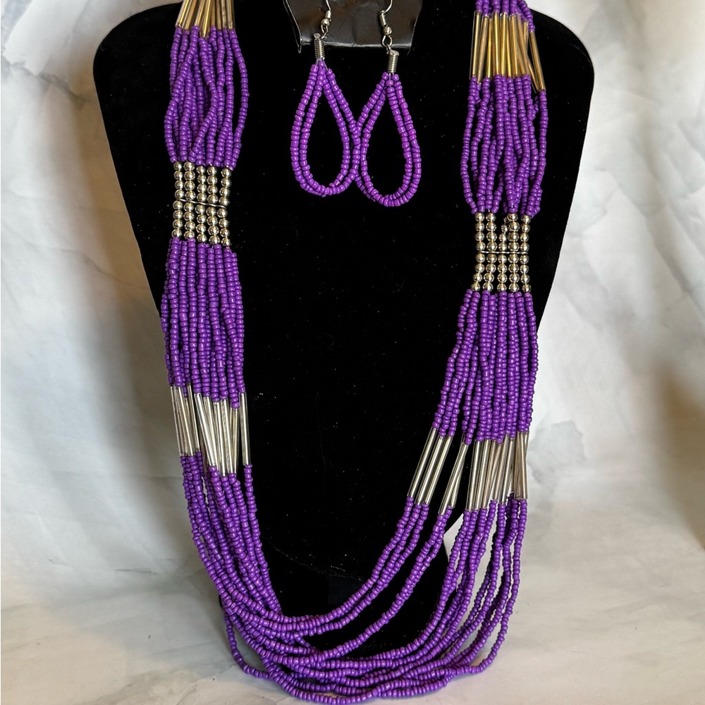 Paparazzi Purple Seed Bead